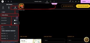 Elementor Sticky Headers with Shrinking Logo On Scroll