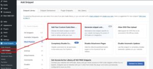 Step-by-step process using WPCode → Add Snippet to correctly place AMP Auto Ads code